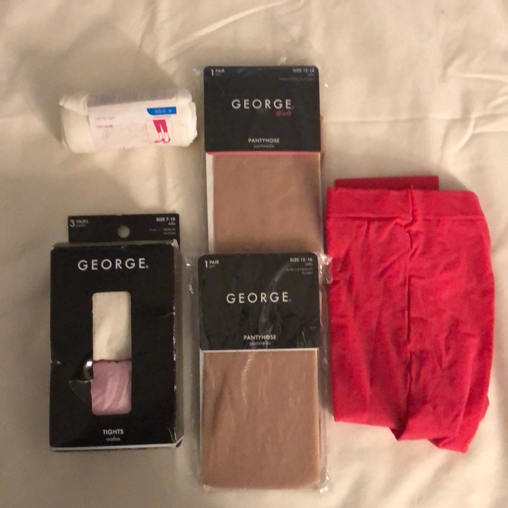 George and Xhilaration fashion tights for girls